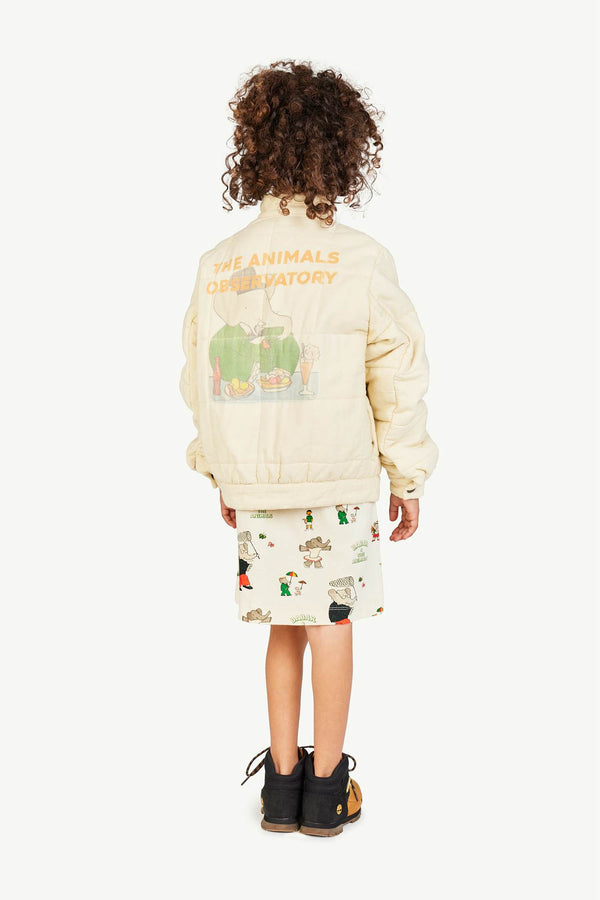 Babar Restaurant Ecru Tiger Jacket MODEL BACK