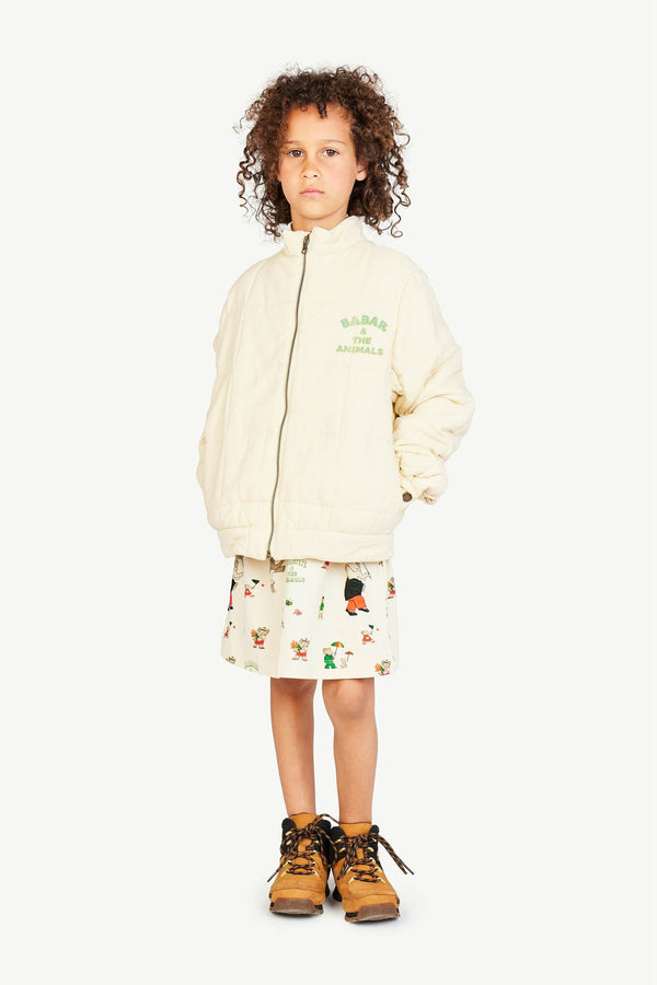 Babar Restaurant Ecru Tiger Jacket MODEL FRONT