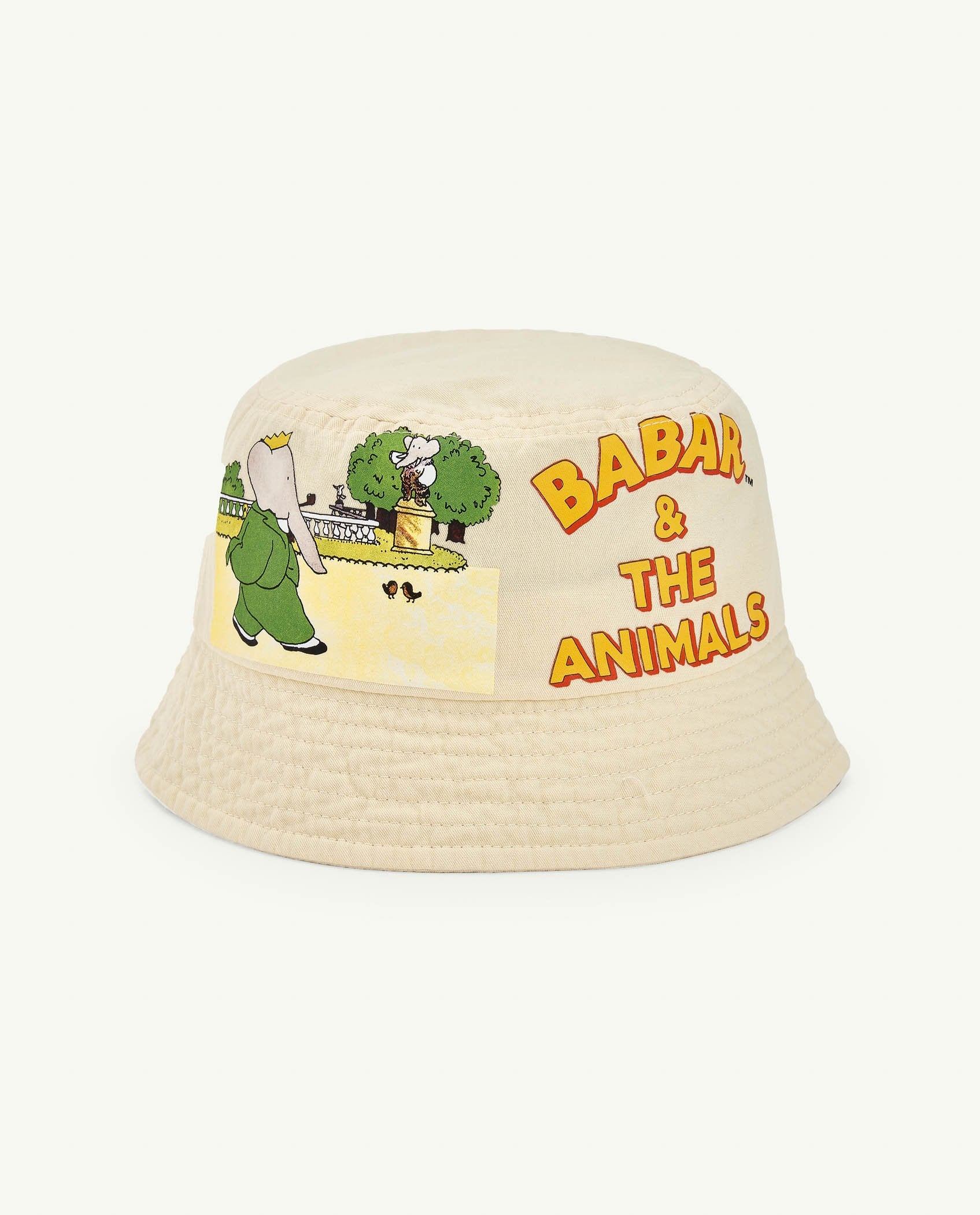 Babar White Starfish Bucket Hat PRODUCT FRONT