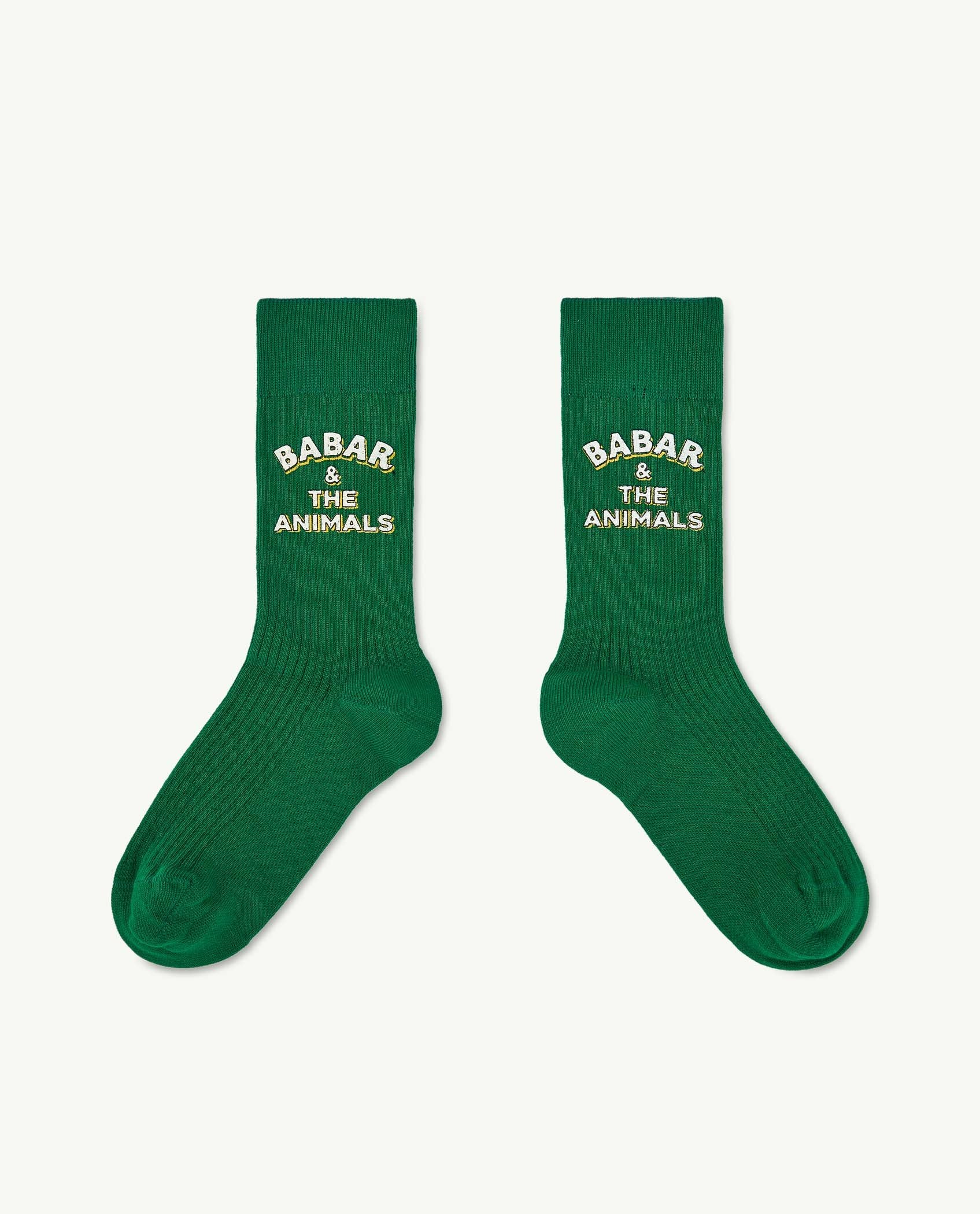 Babar Green Worm Socks PRODUCT FRONT