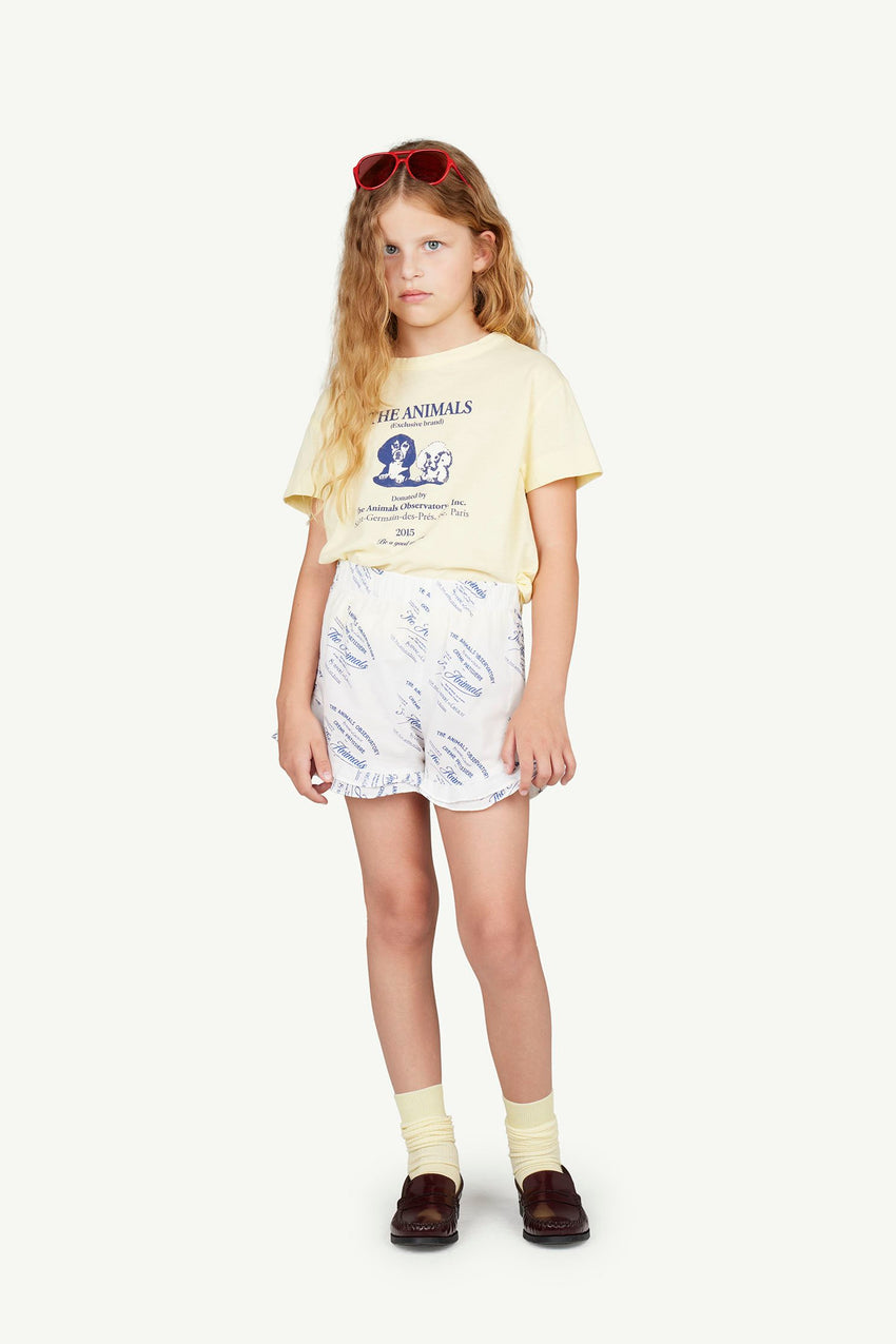 Soft Yellow Rooster T-Shirt MODEL FRONT