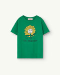 T-shirt Rooster vert