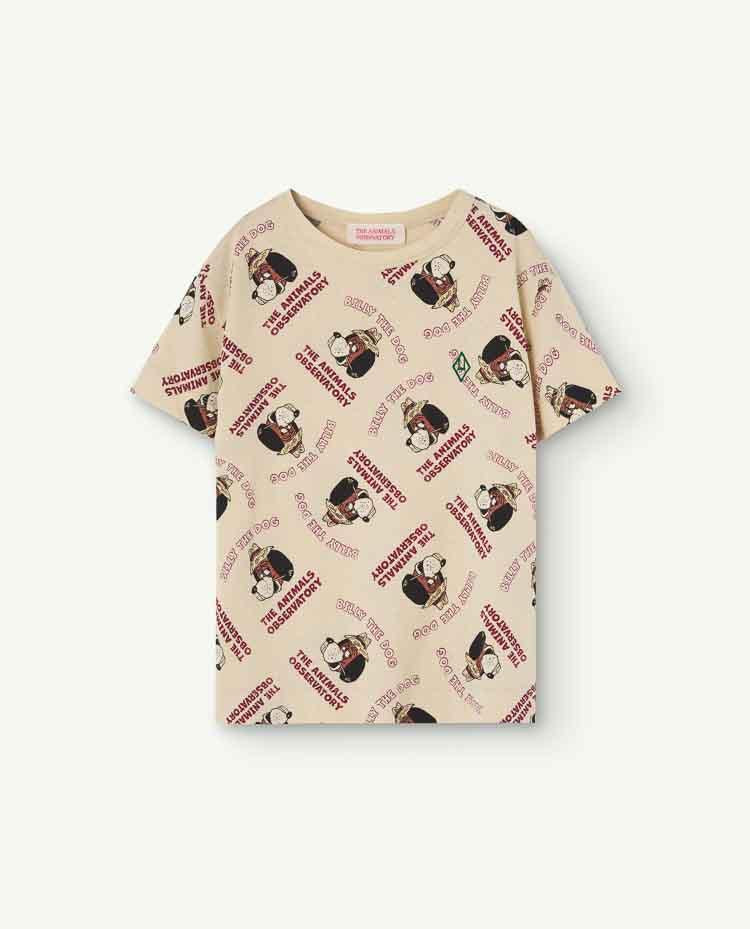Beige Rooster T-Shirt COVER