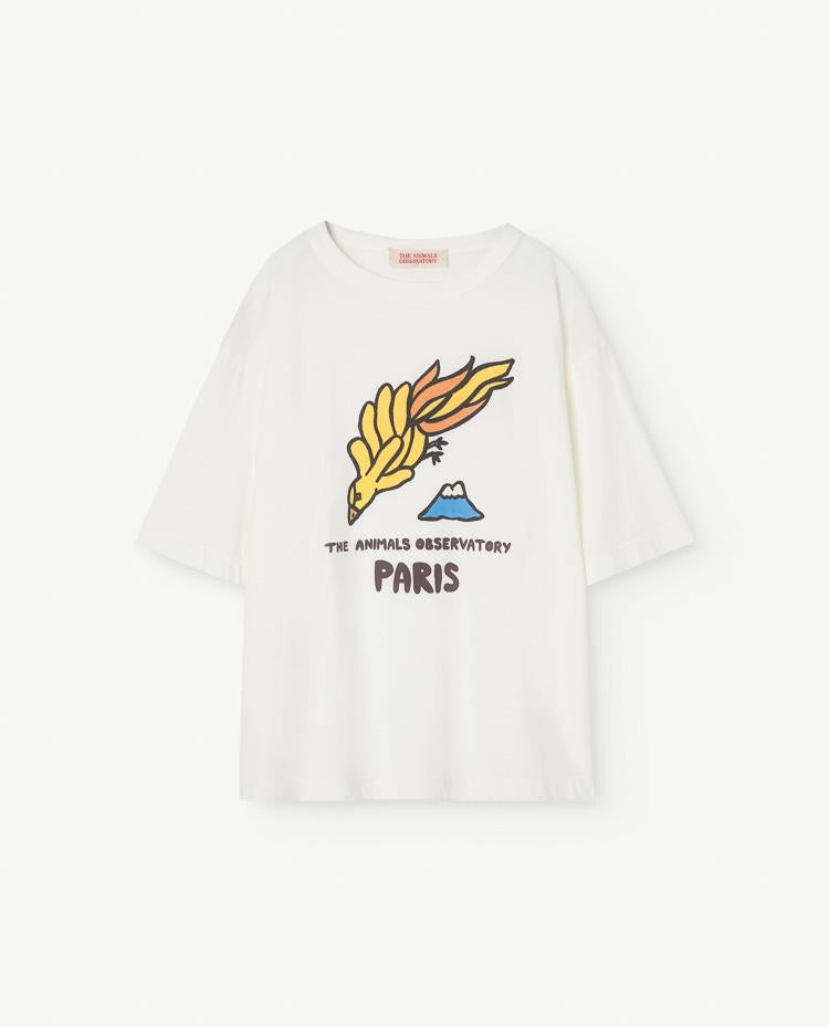 White Bird Rooster Oversize T-Shirt COVER