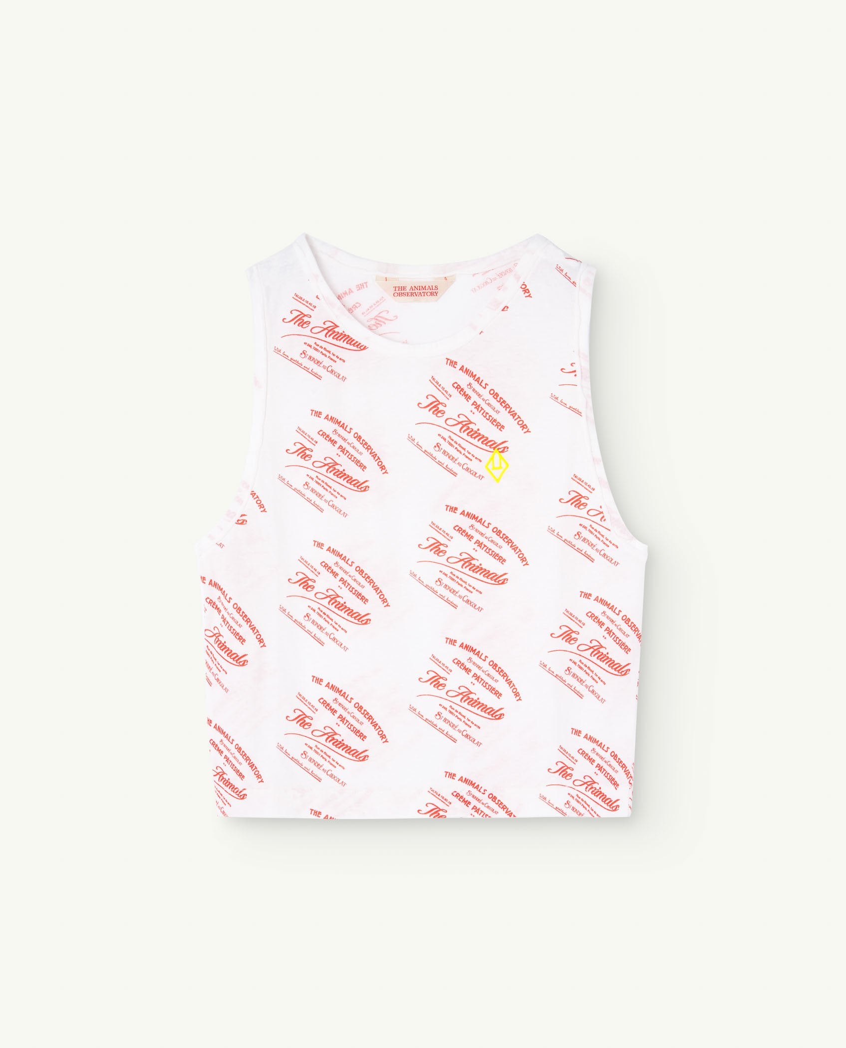 White Frog Tank Top PRODUCT FRONT