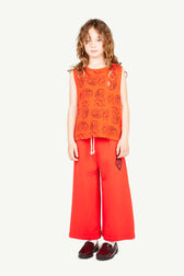Red Cowboy Frog Tank Top MODEL FRONT