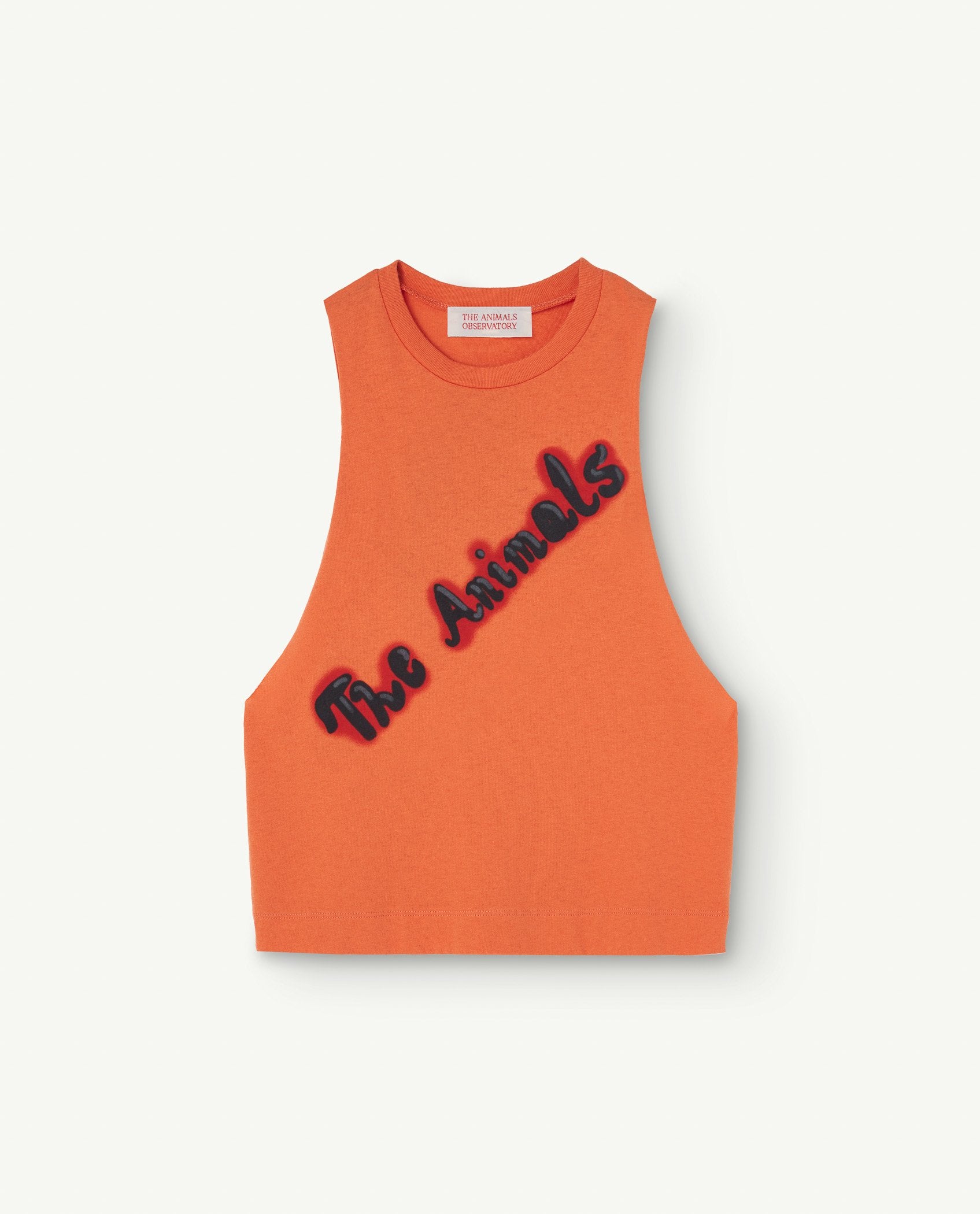 Orange Prawn Tank Top PRODUCT FRONT