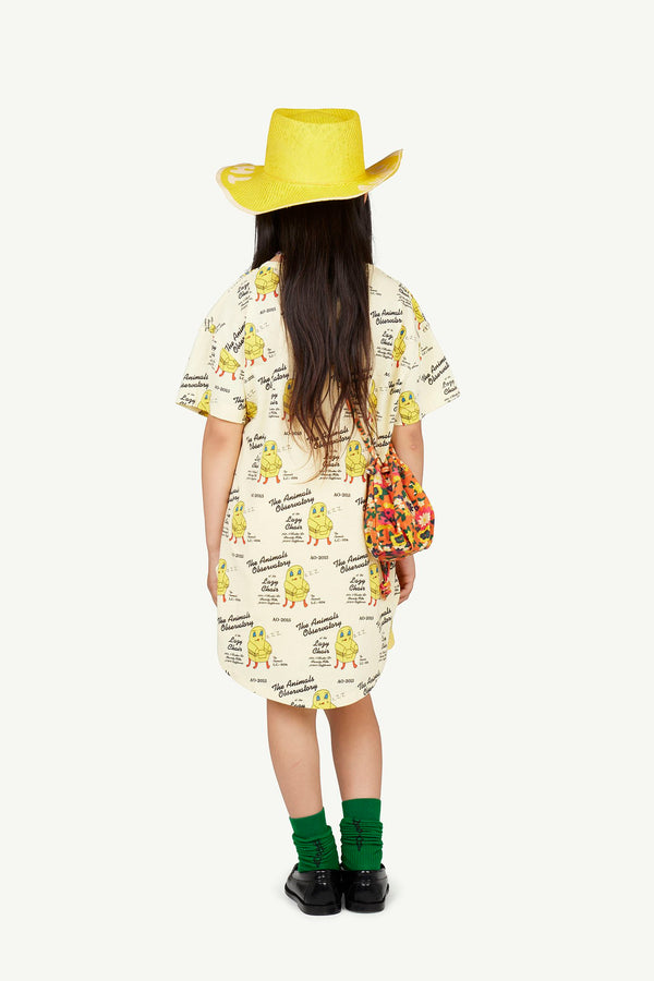 Soft Yellow Hare T-Shirt MODEL BACK