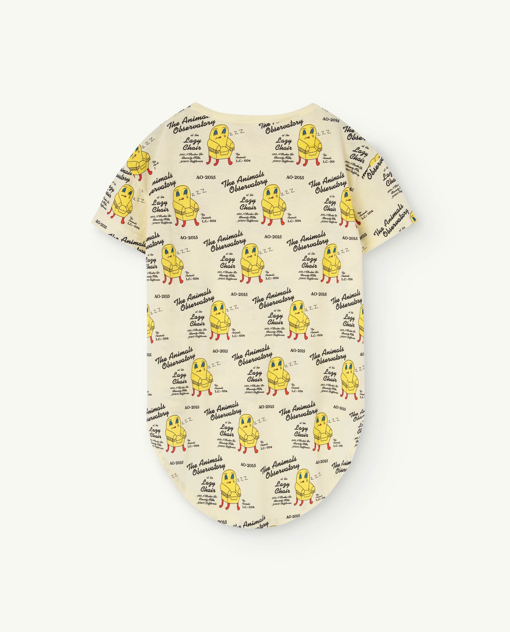 Soft Yellow Hare T-Shirt PRODUCT BACK