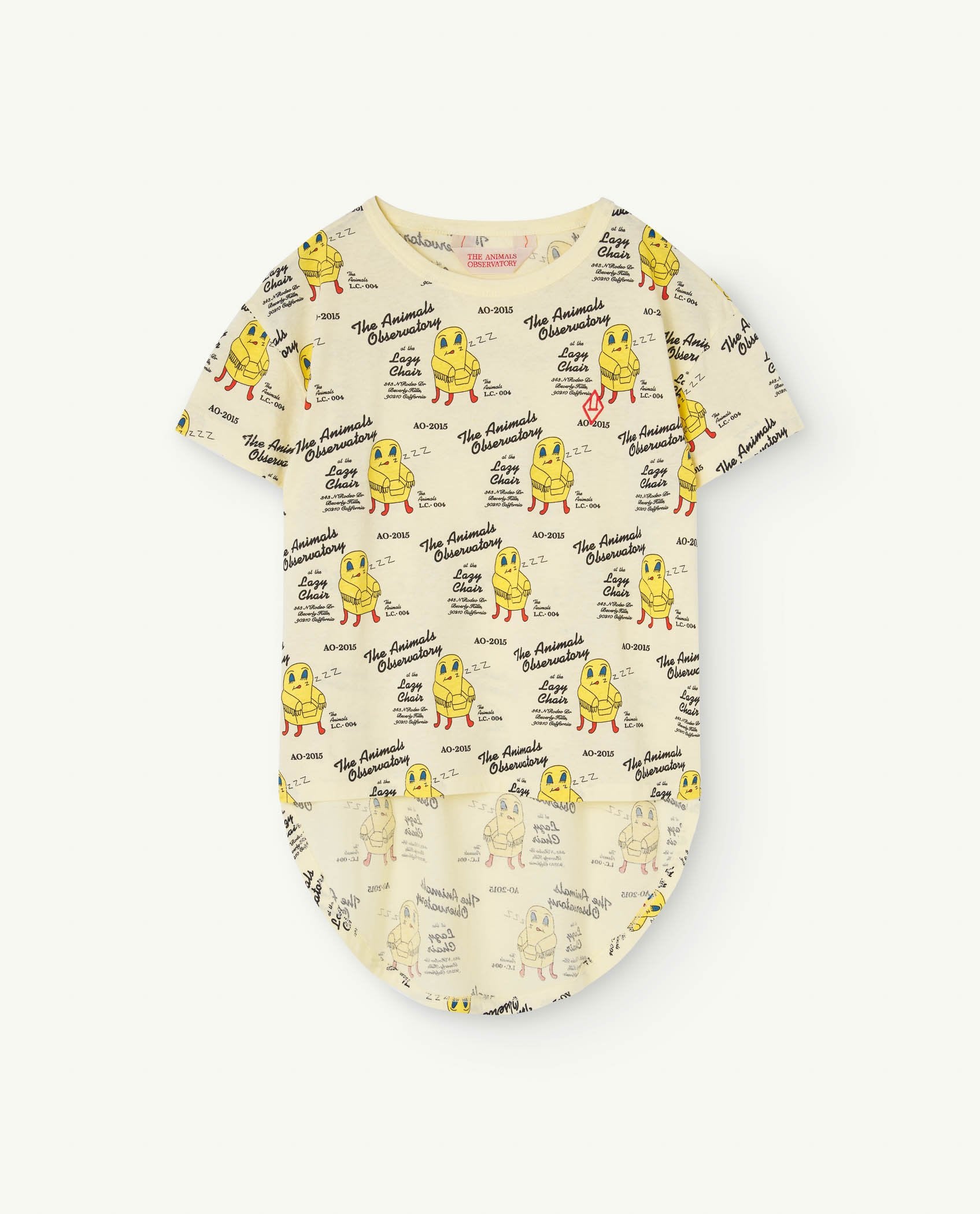 Soft Yellow Hare T-Shirt PRODUCT FRONT