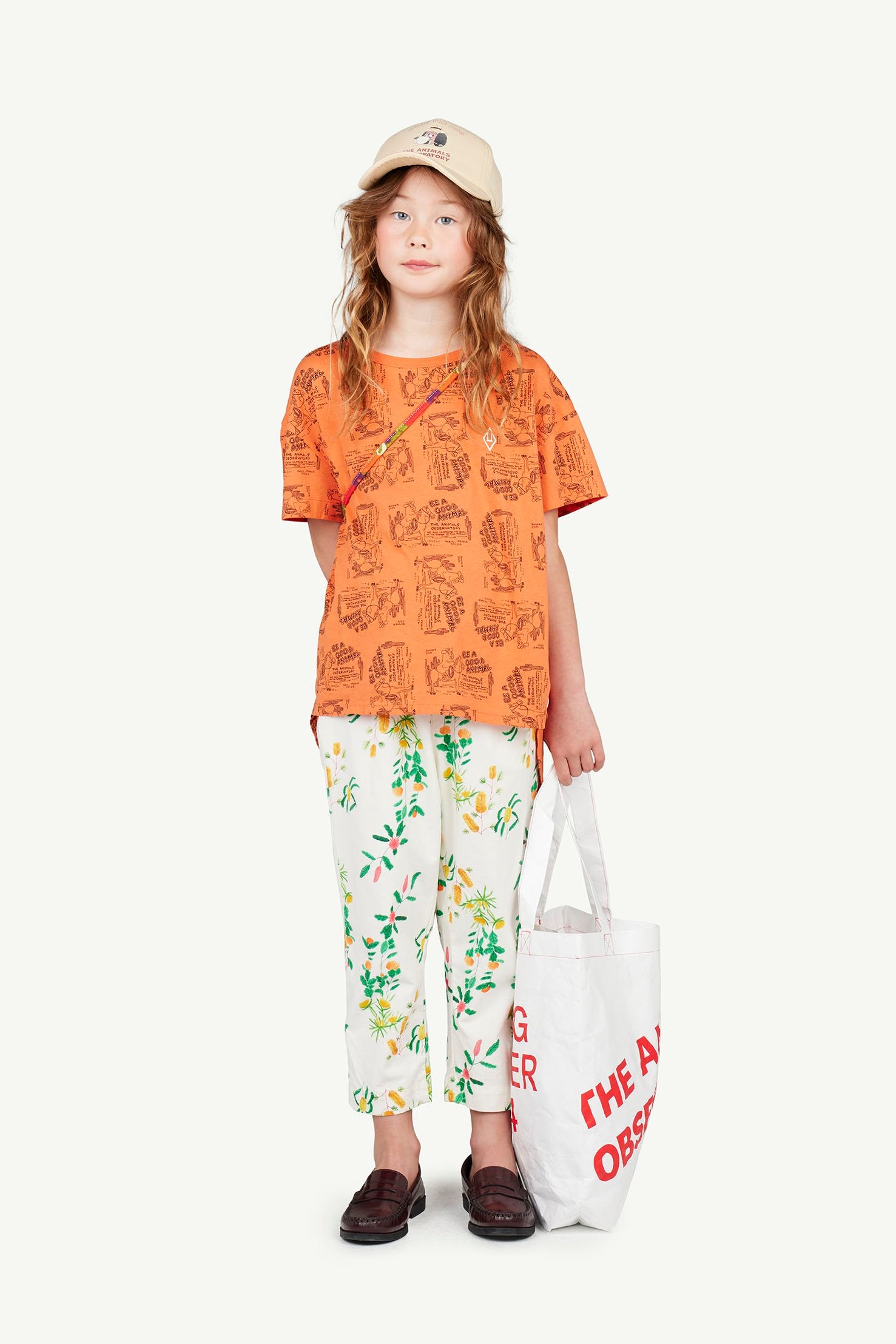 Orange Hare T-Shirt MODEL FRONT