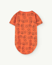 Orange Hare T-Shirt PRODUCT BACK
