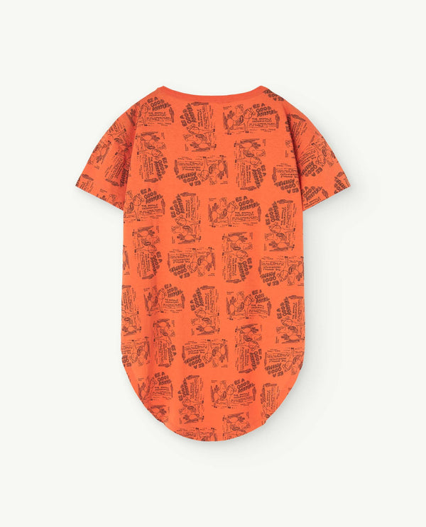 Orange Hare T-Shirt PRODUCT BACK