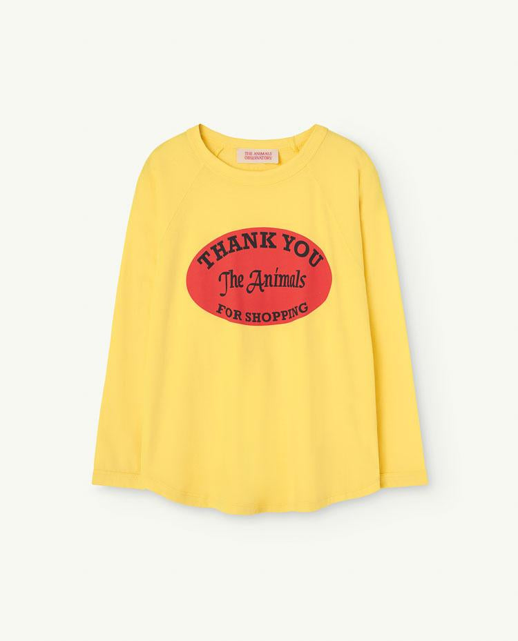 Yellow Anteater Long Sleeve T-Shirt COVER