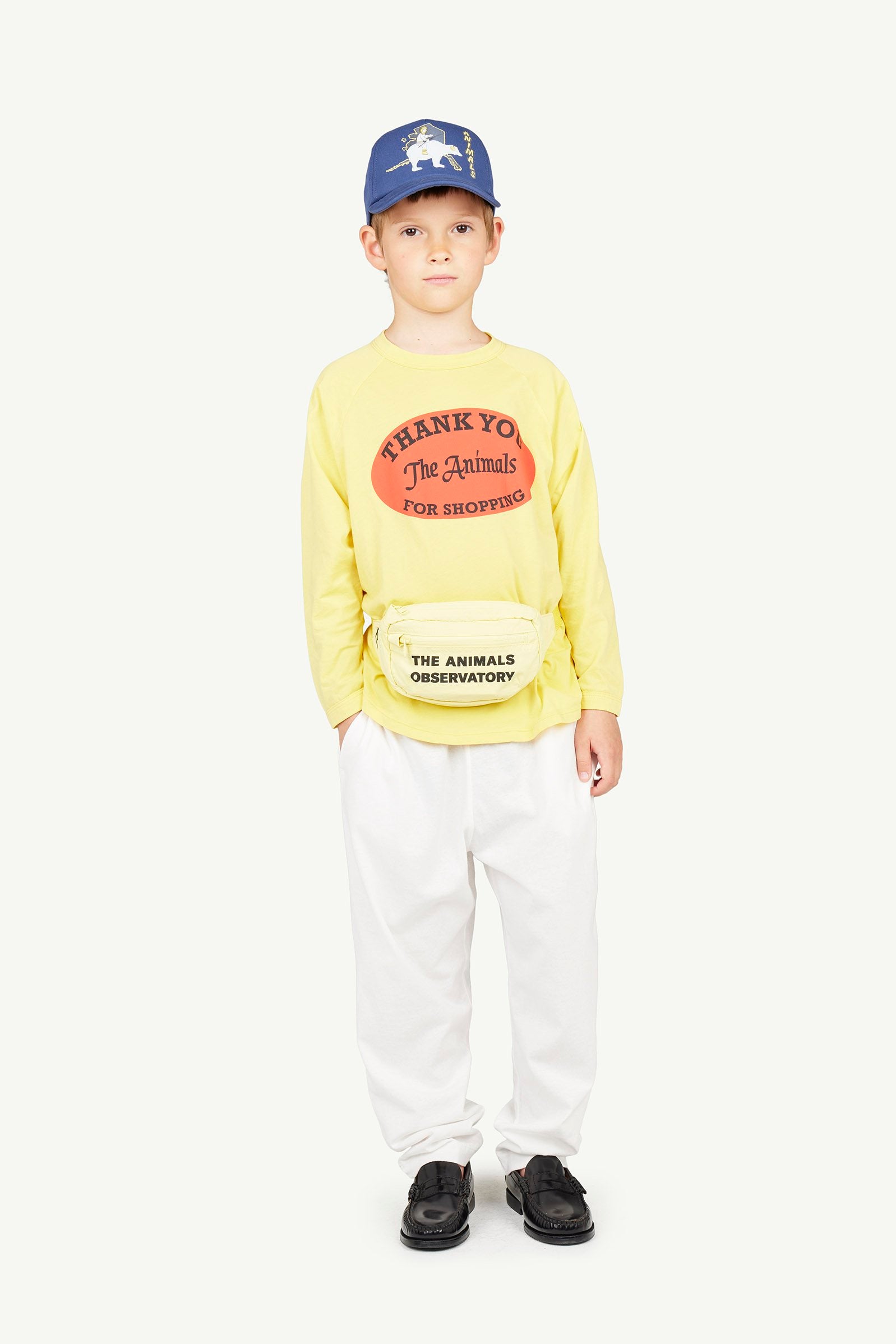 Yellow Anteater Long Sleeve T-Shirt MODEL FRONT