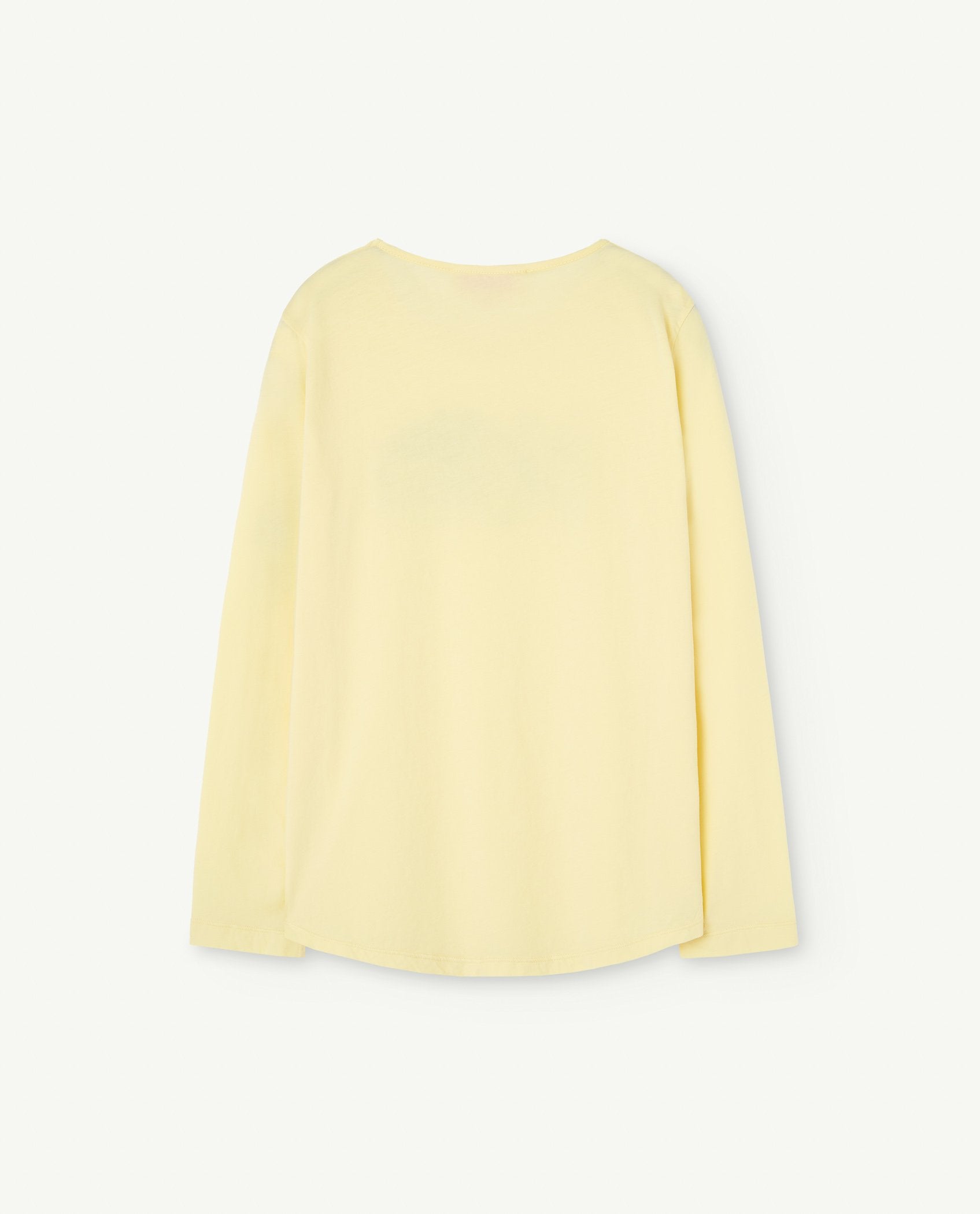 Soft Yellow Cricket Long Sleeve T-Shirt PRODUCT BACK