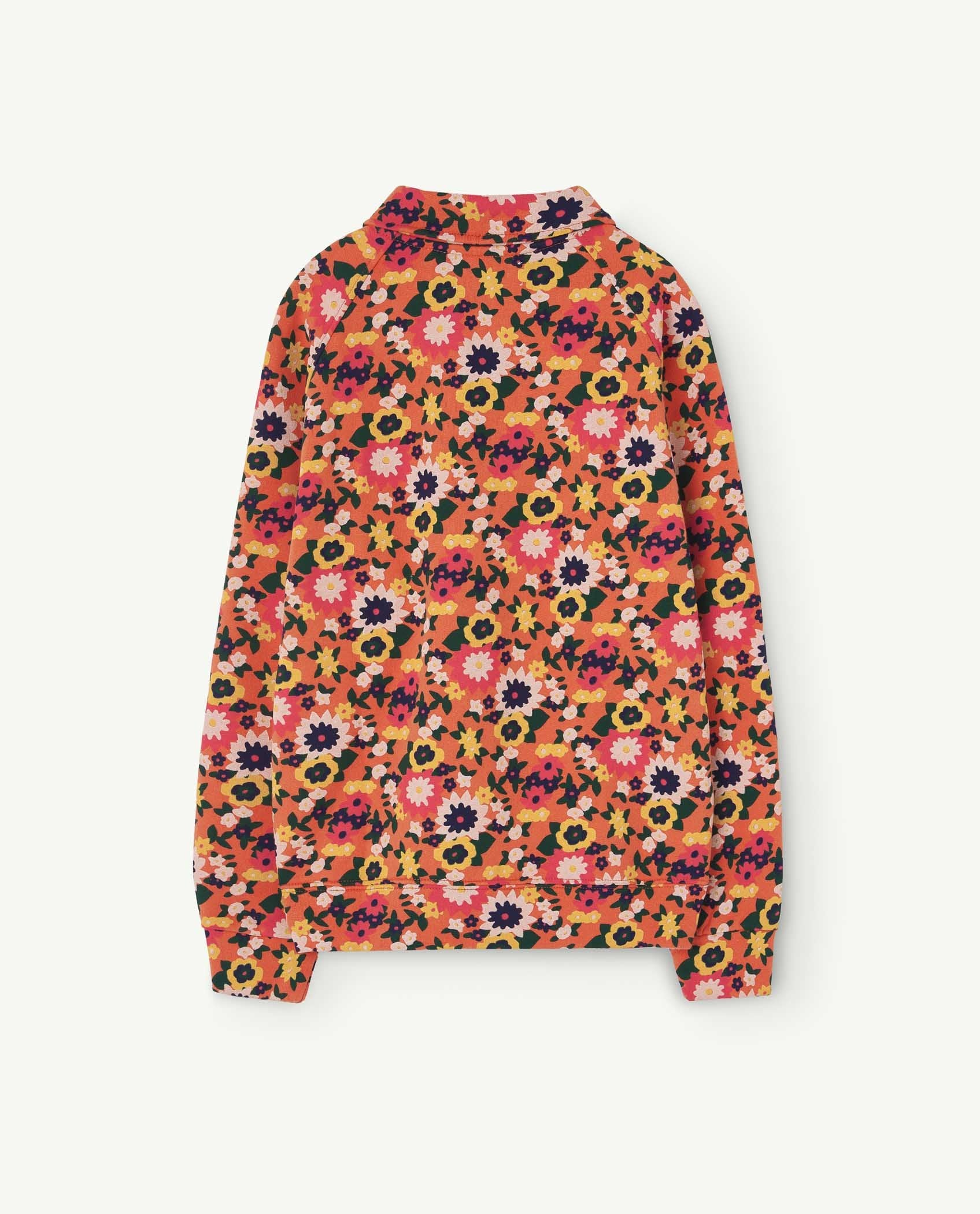 Orange Seahorse Sweatshirt PRODUCT BACK