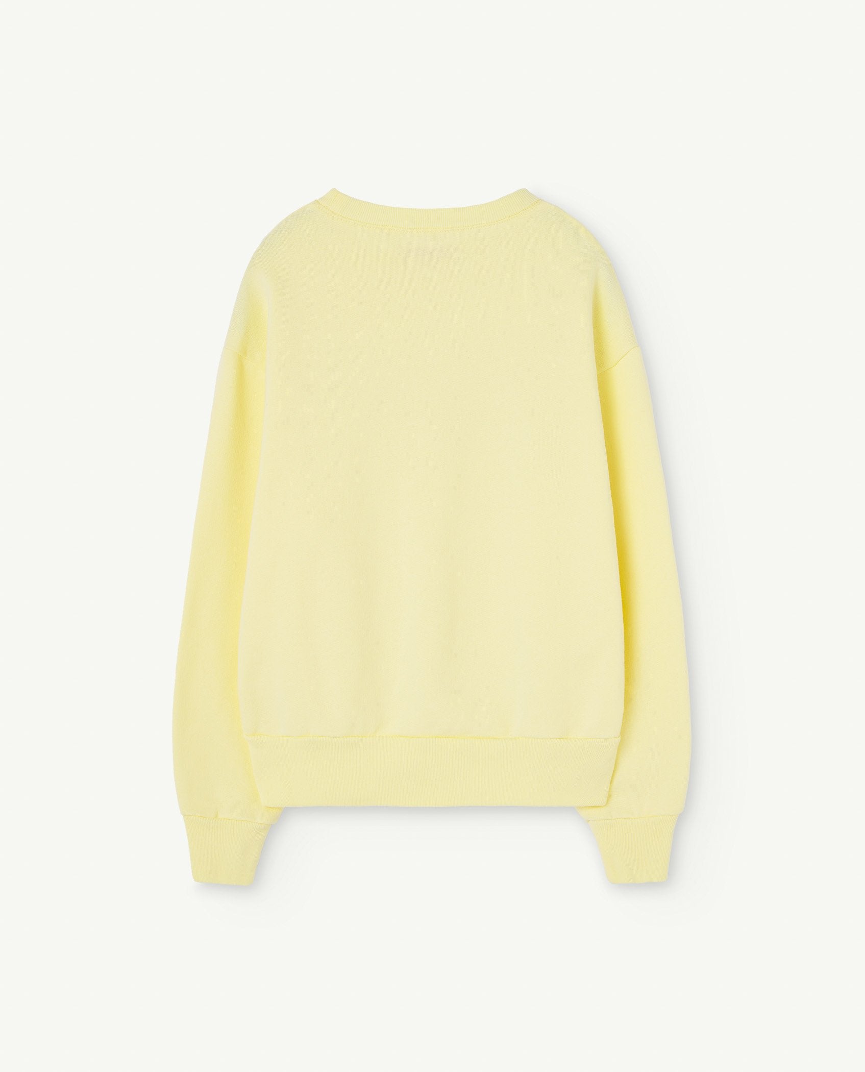 Soft Yellow Bear Sweatshirt PRODUCT BACK