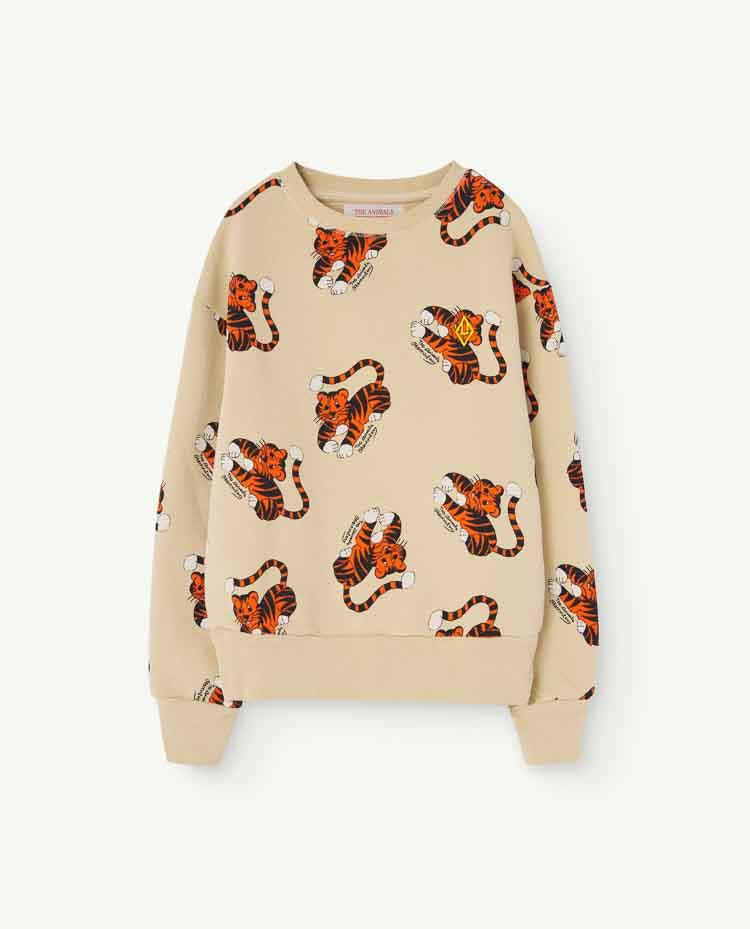 Beige Bear Sweatshirt COVER