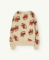 Beige Bear Sweatshirt PRODUCT BACK