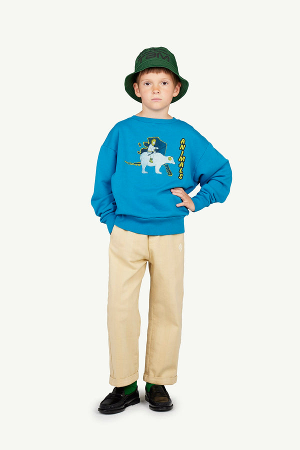 Blue Bear Sweatshirt MODEL FRONT
