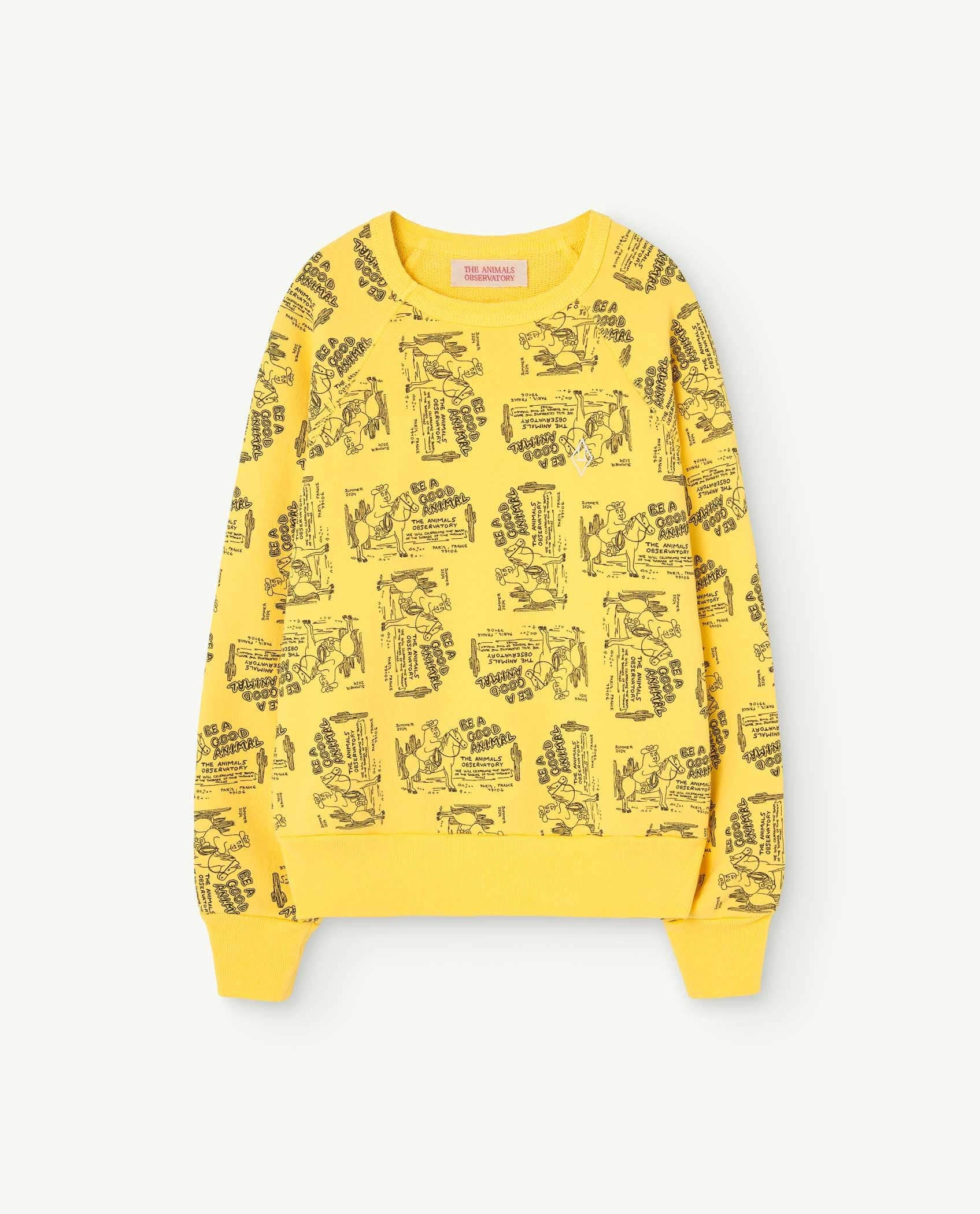 Yellow Shark Sweatshirt PRODUCT FRONT
