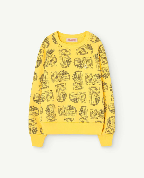Yellow Shark Sweatshirt PRODUCT FRONT