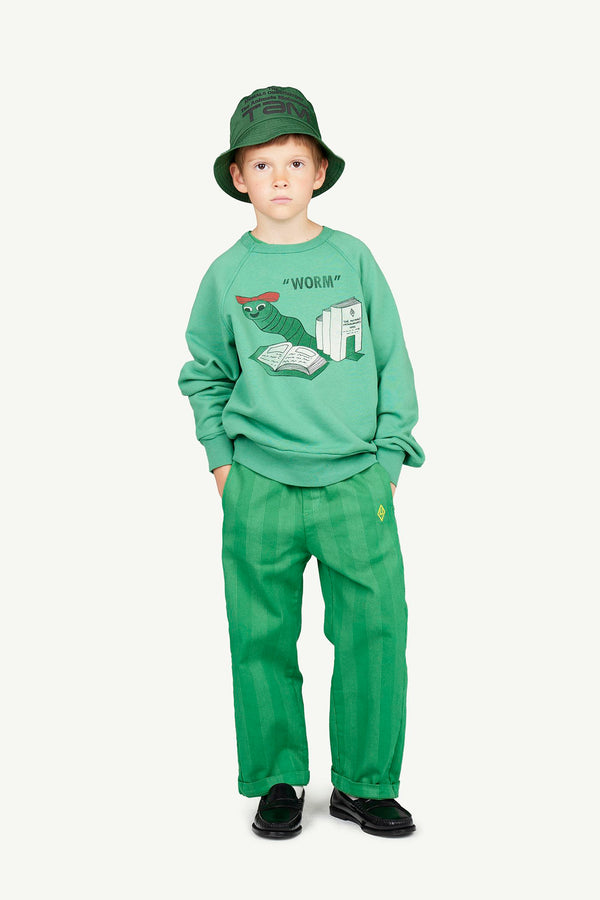 Green Shark Sweatshirt MODEL FRONT