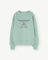 Turquoise Shark Sweatshirt PRODUCT FRONT