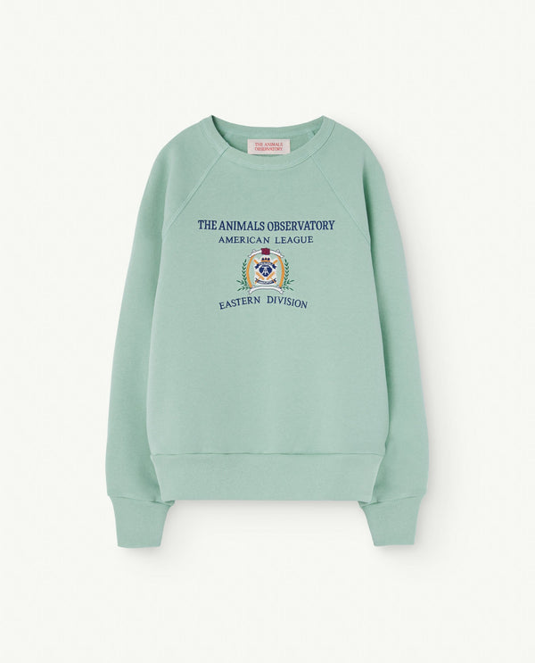 Turquoise Shark Sweatshirt PRODUCT FRONT