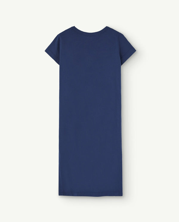 Deep Blue Gorilla Dress PRODUCT BACK