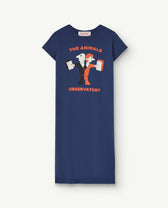 Deep Blue Gorilla Dress PRODUCT FRONT