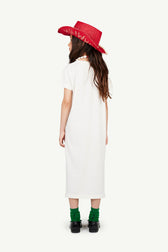 White Gorilla Dress MODEL BACK