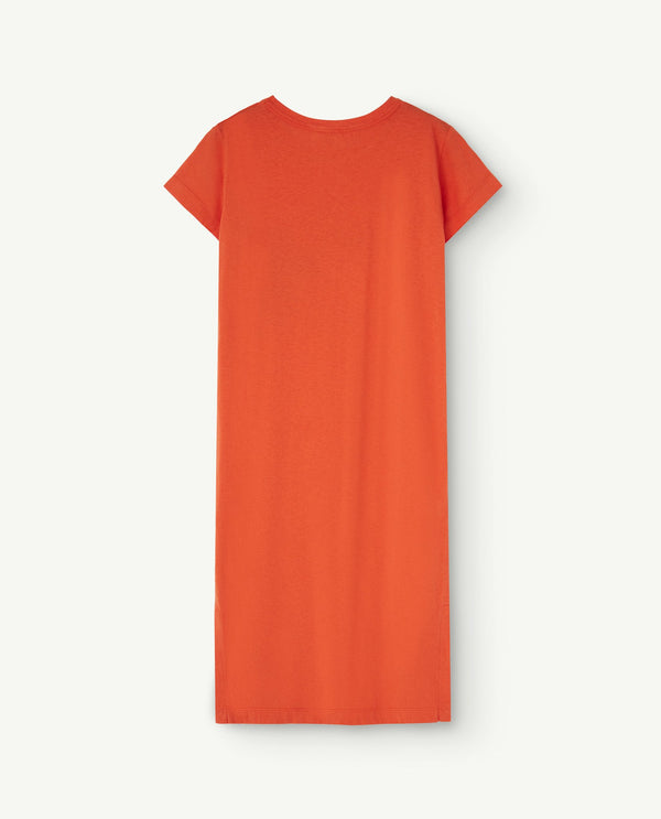 Orange Gorilla Dress PRODUCT BACK