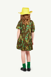 Deep Brown Walrus Dress MODEL BACK