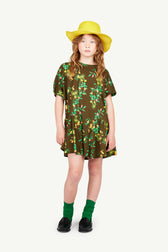 Deep Brown Walrus Dress MODEL FRONT