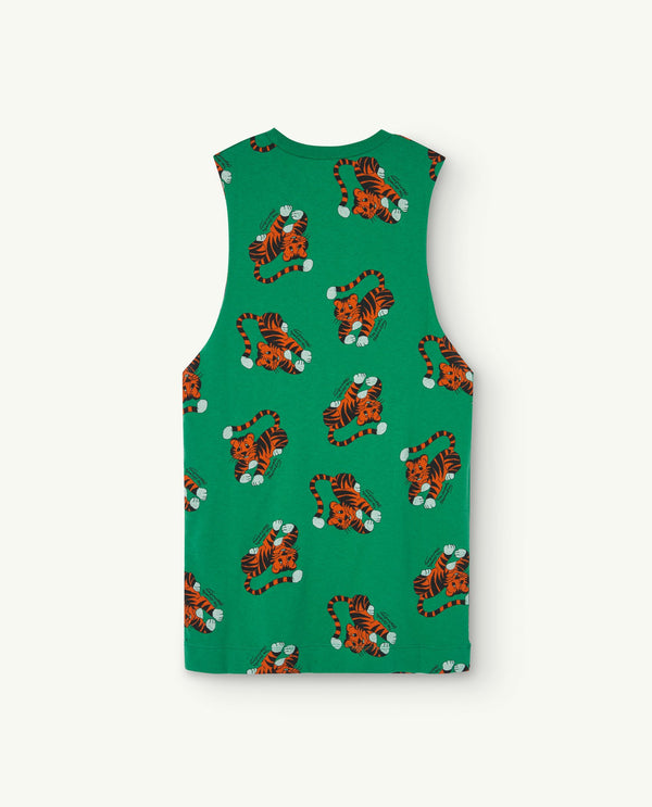 Green Gazel Dress PRODUCT BACK