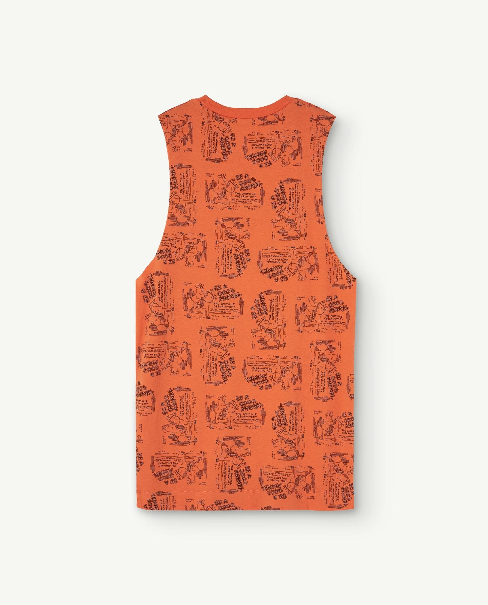 Orange Gazel Dress PRODUCT BACK