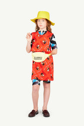 Red Gazel Dress MODEL FRONT