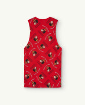 Red Gazel Dress PRODUCT BACK
