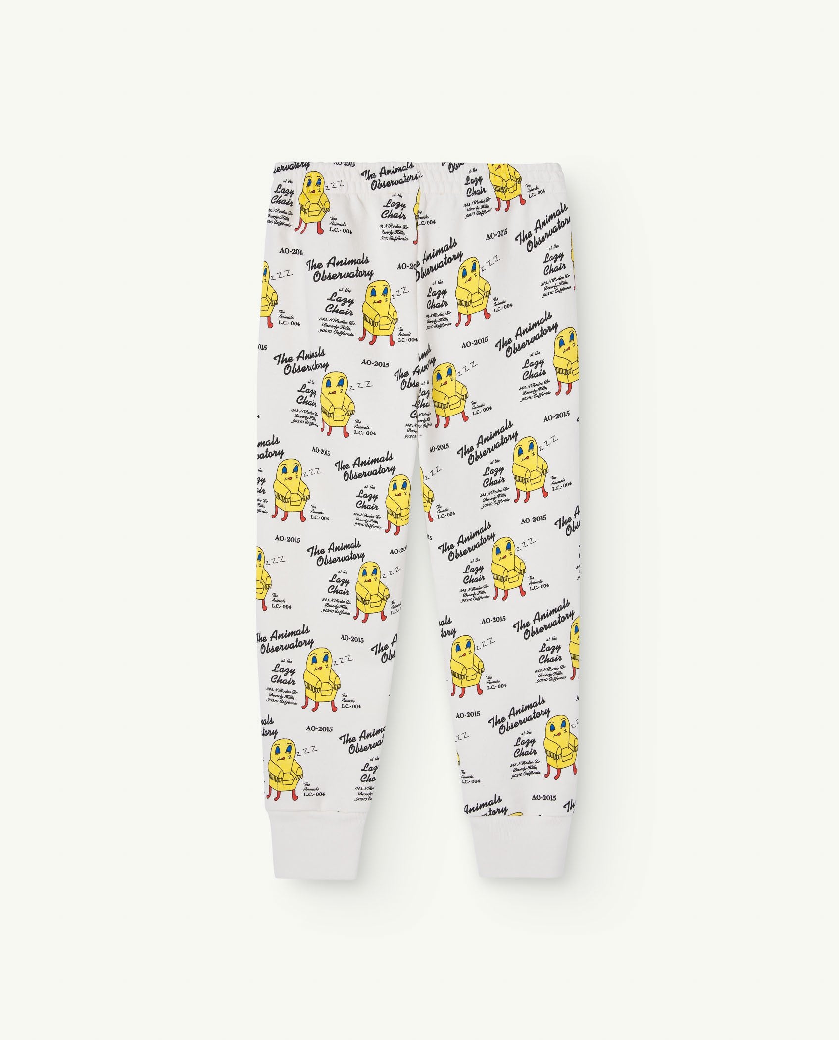 White Panther Sweatpants PRODUCT BACK