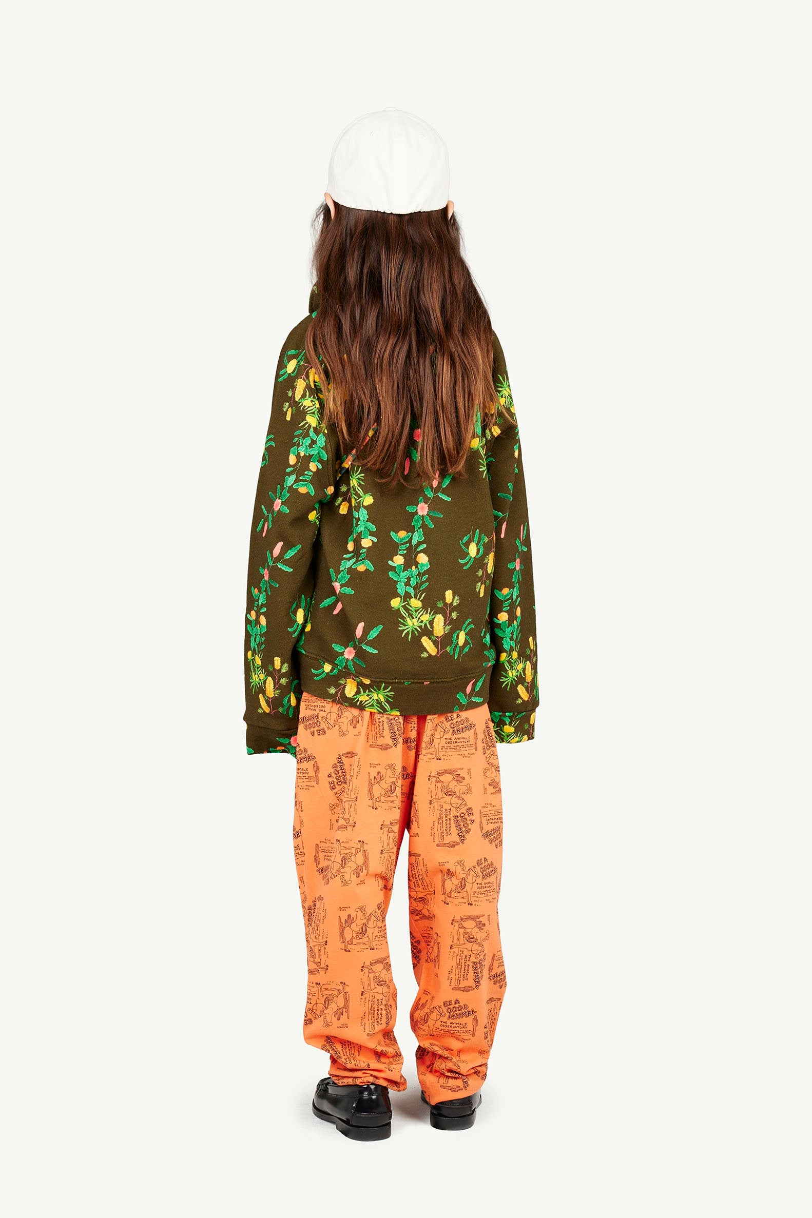 Orange Camaleon Pants MODEL BACK