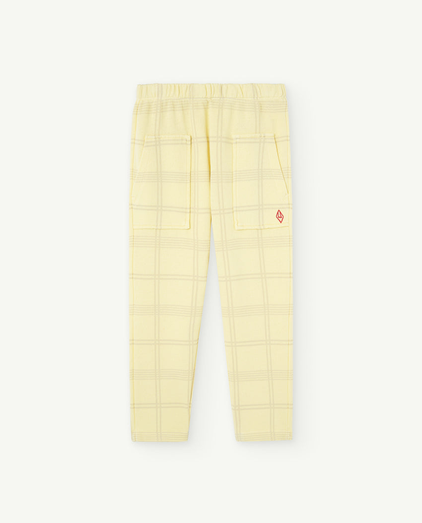 Soft Yellow Horse Sweatpants