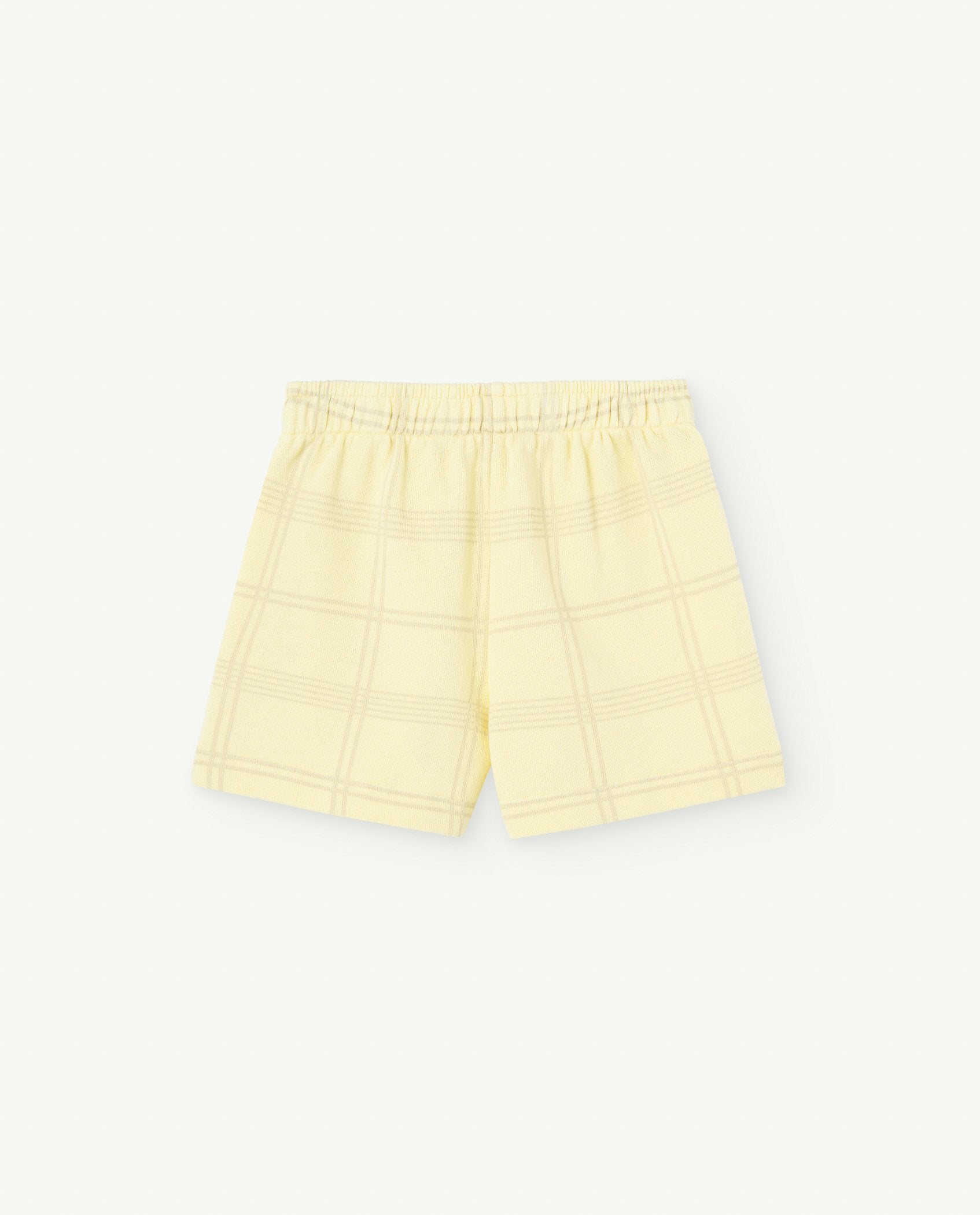 Soft Yellow Hedgehog Shorts PRODUCT BACK