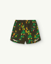 Deep Brown Gardener Shorts PRODUCT FRONT