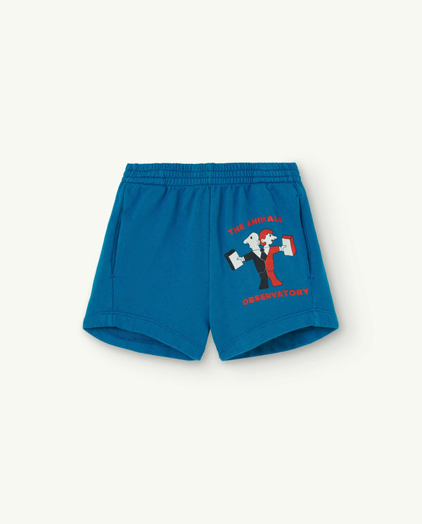 Blue Gardener Shorts PRODUCT FRONT