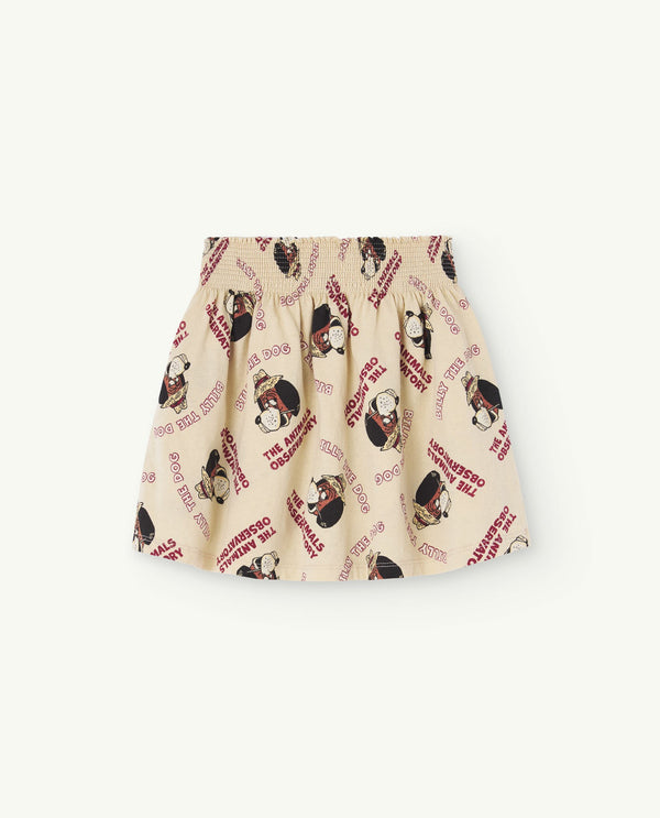 Beige Wombat Skirt PRODUCT BACK
