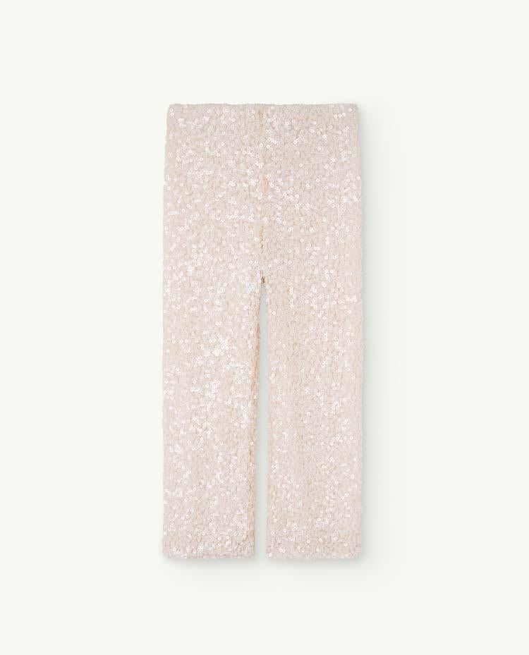 White Sequins Robin Pants COVER