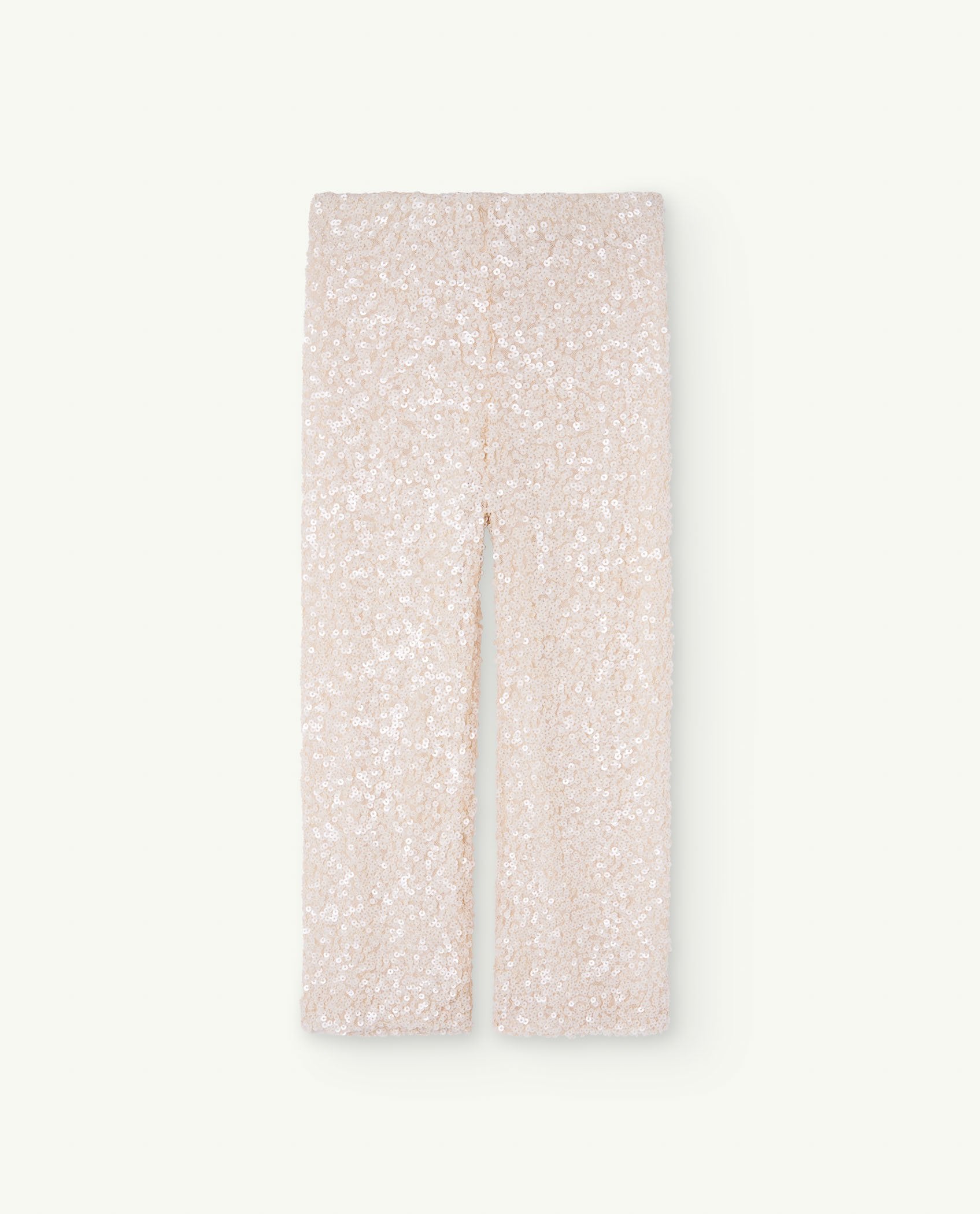 White Sequins Robin Pants PRODUCT FRONT