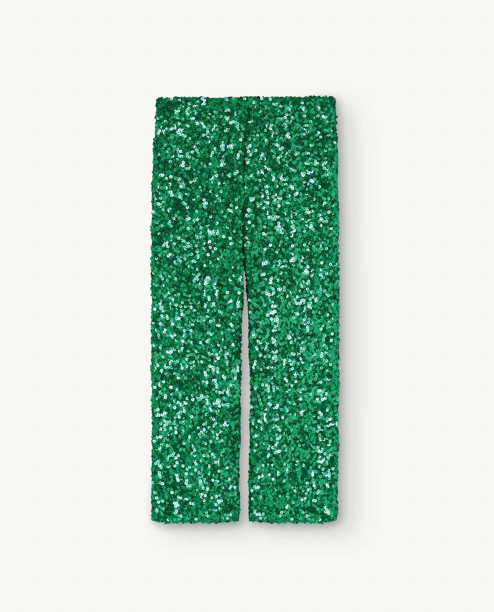 Green Sequins Robin Pants PRODUCT BACK